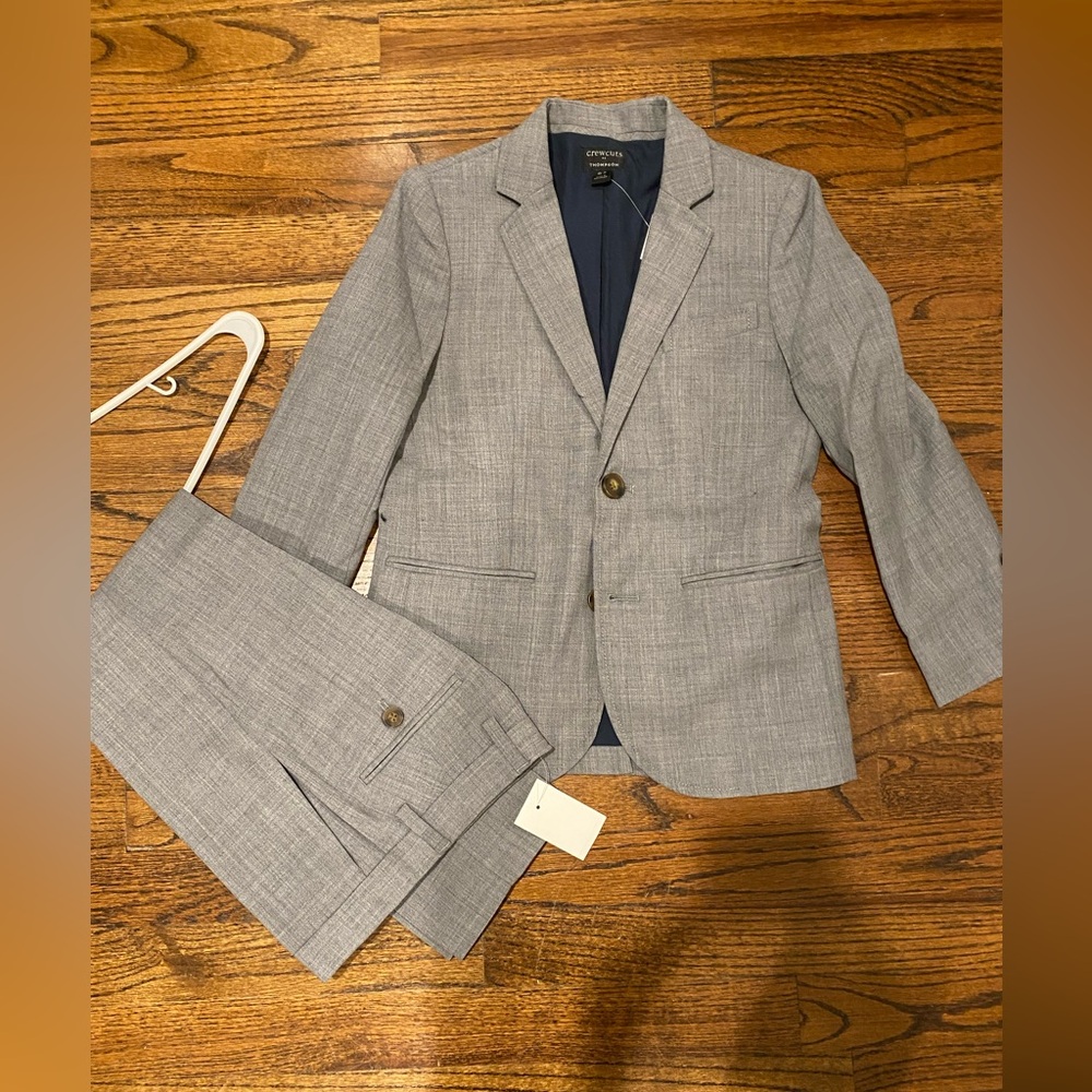 Gray boys suit- J- Crew